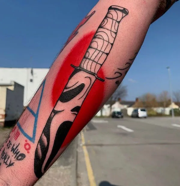 Scream tattoo 105