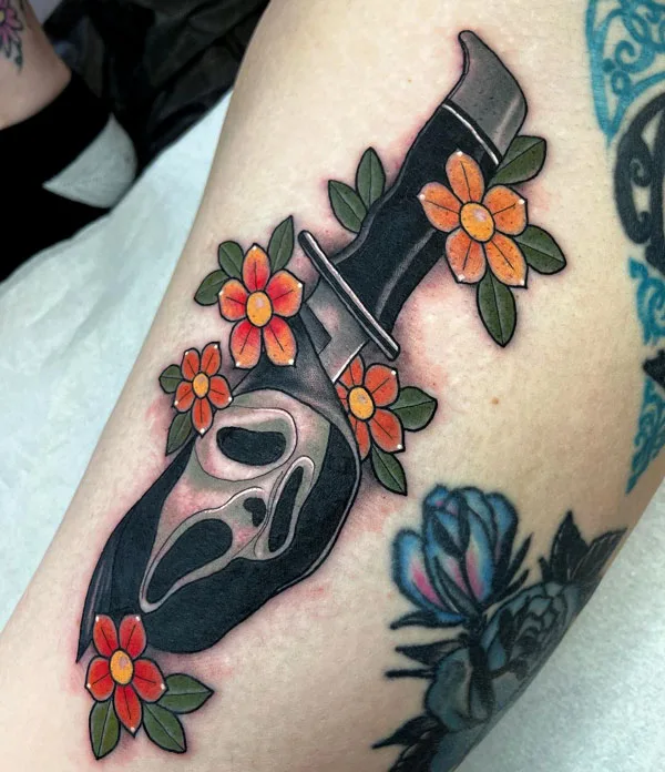 Scream tattoo 106