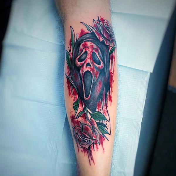 Scream tattoo 107