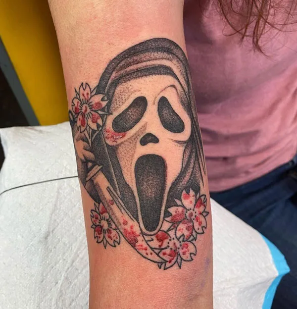 Scream tattoo 109