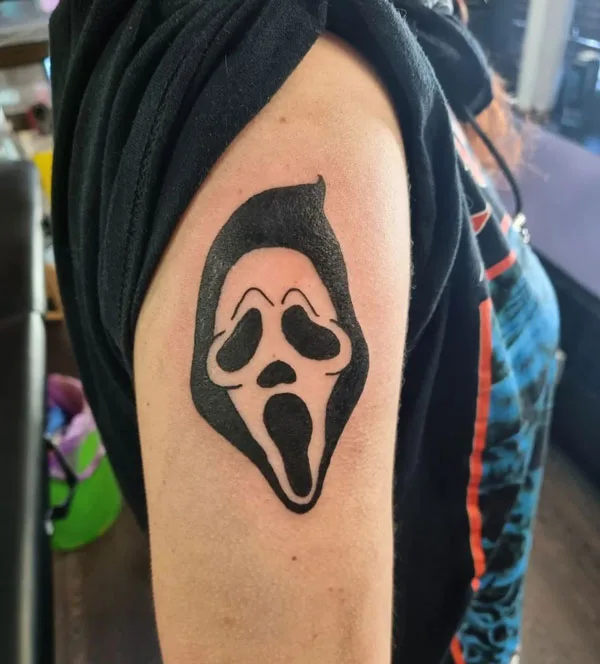 Scream tattoo 110