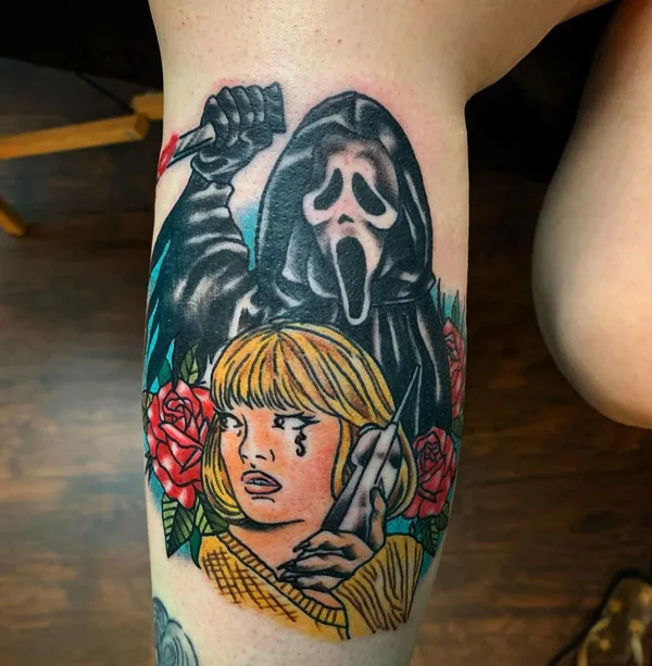 Scream tattoo 113
