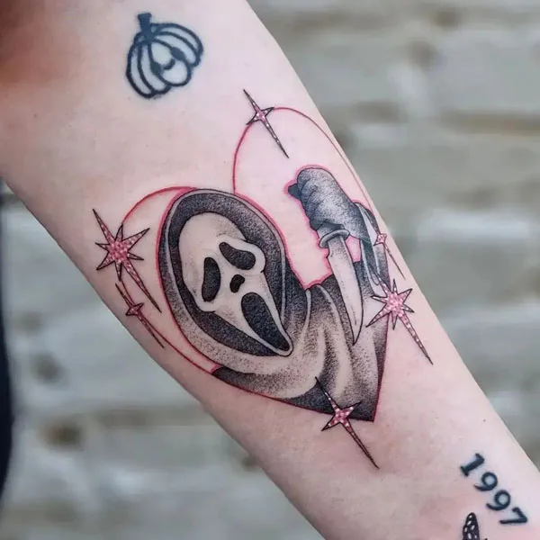 Scream tattoo 114