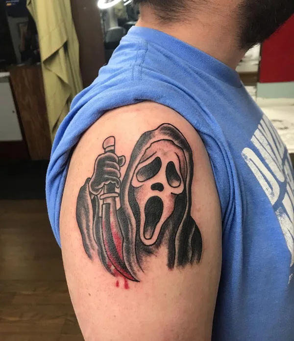 Scream tattoo 116
