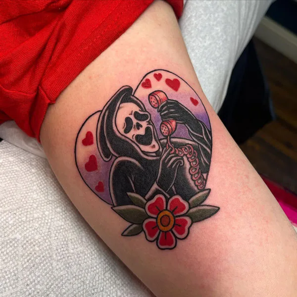 Scream tattoo 117