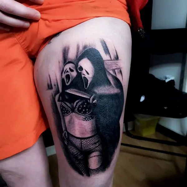 Scream tattoo 119