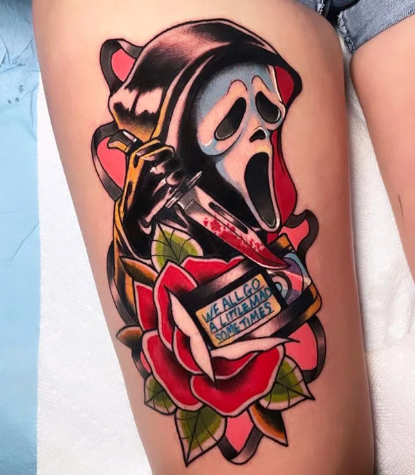 Scream tattoo 122