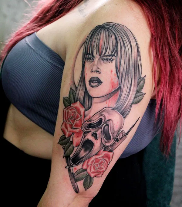Scream tattoo 123
