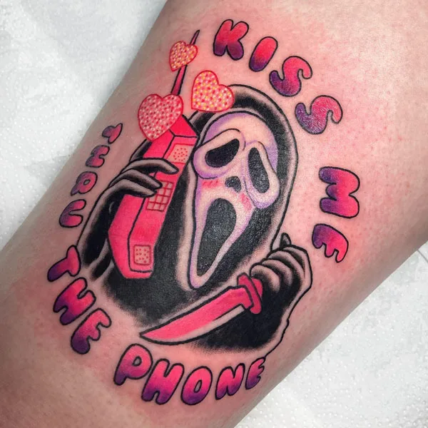 Scream tattoo 13