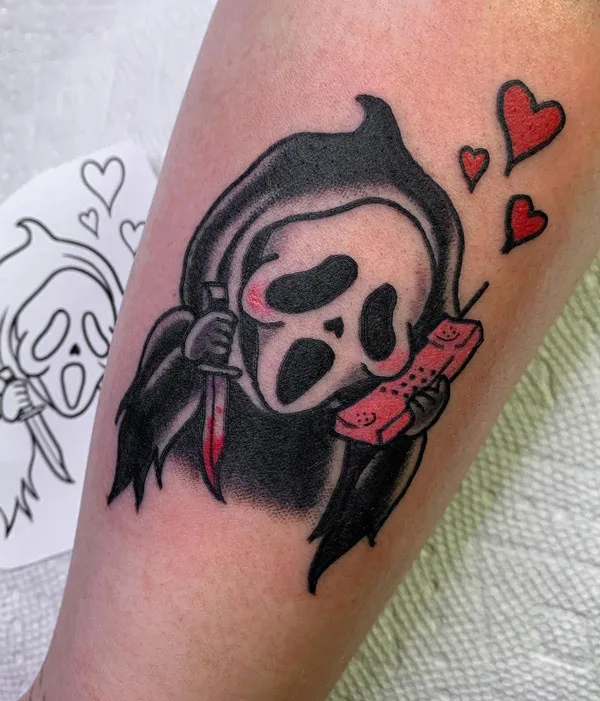 Scream tattoo 16