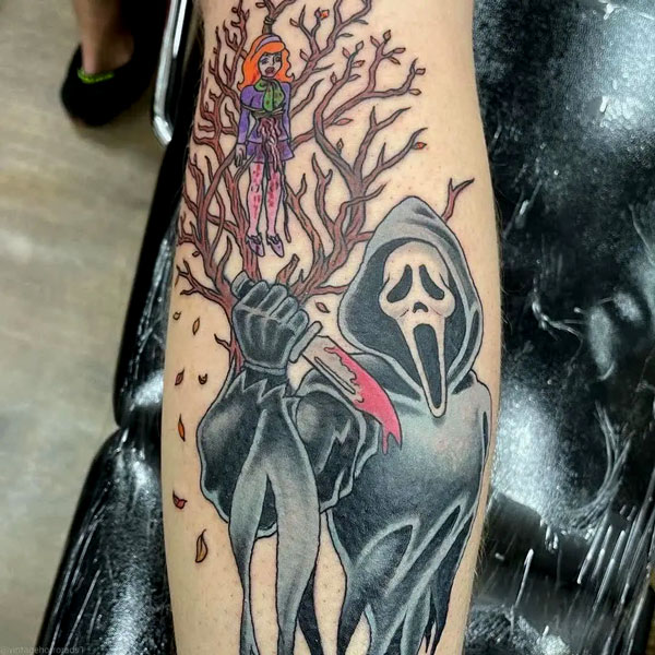 Scream tattoo 2