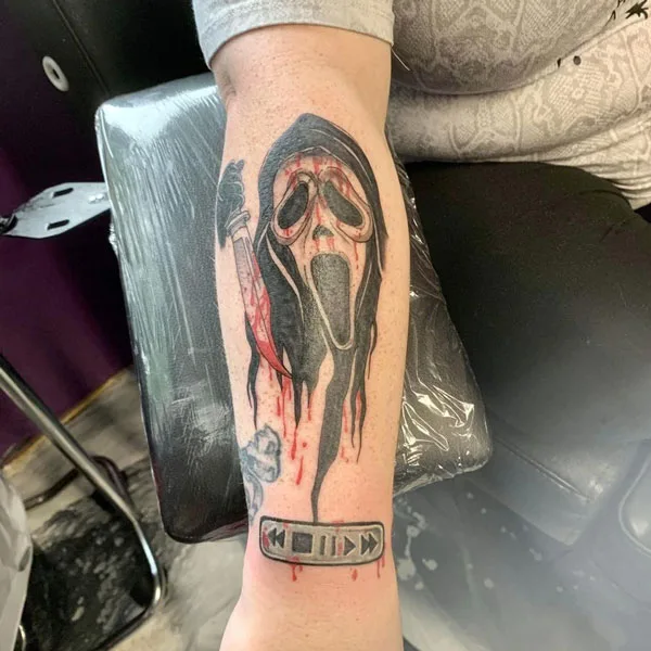 Scream tattoo 20
