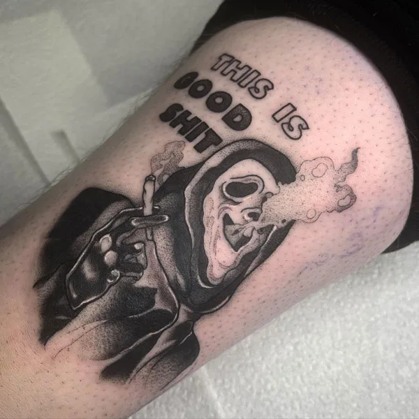 Scream tattoo 24