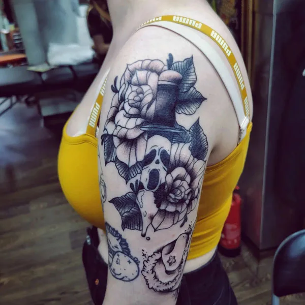 Scream tattoo 3