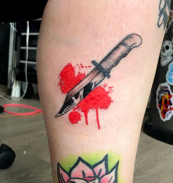 Scream tattoo 34
