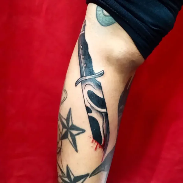 Scream tattoo 36