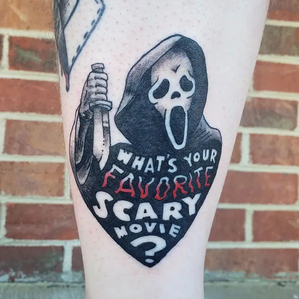 Scream tattoo 38