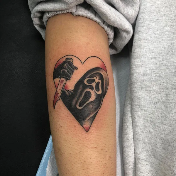 Scream tattoo 4