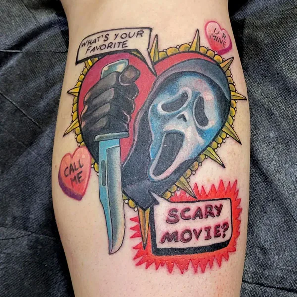 Scream tattoo 41