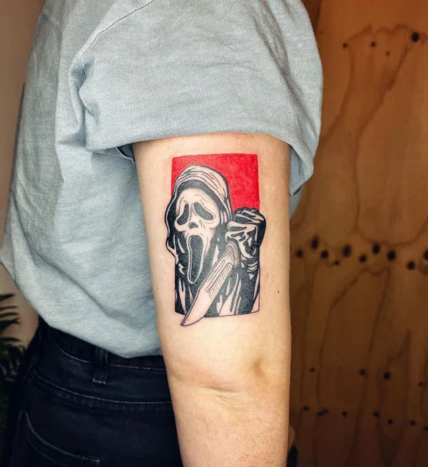 Scream tattoo 45