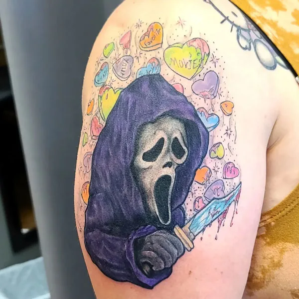 Scream tattoo 46