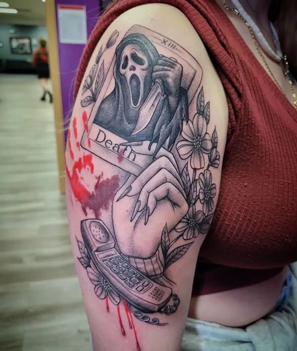 Scream tattoo 48