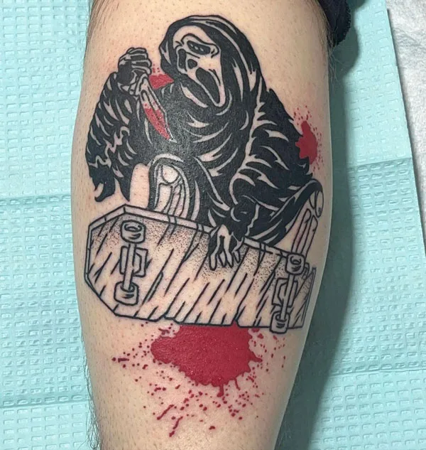 Scream tattoo 50