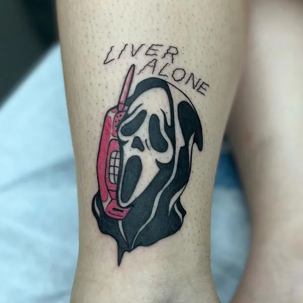 Scream tattoo 55