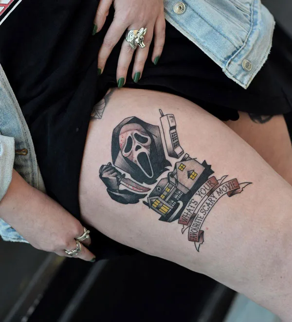 Scream tattoo 56