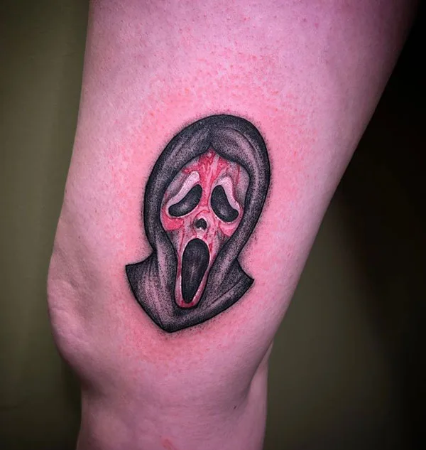 Scream tattoo 60