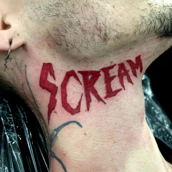 Scream tattoo 61
