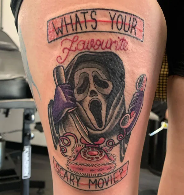 Scream tattoo 62