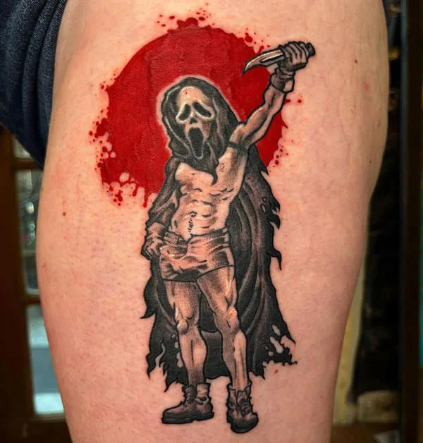 Scream tattoo 64
