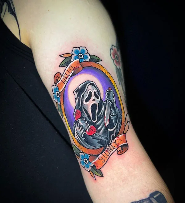 Scream tattoo 68
