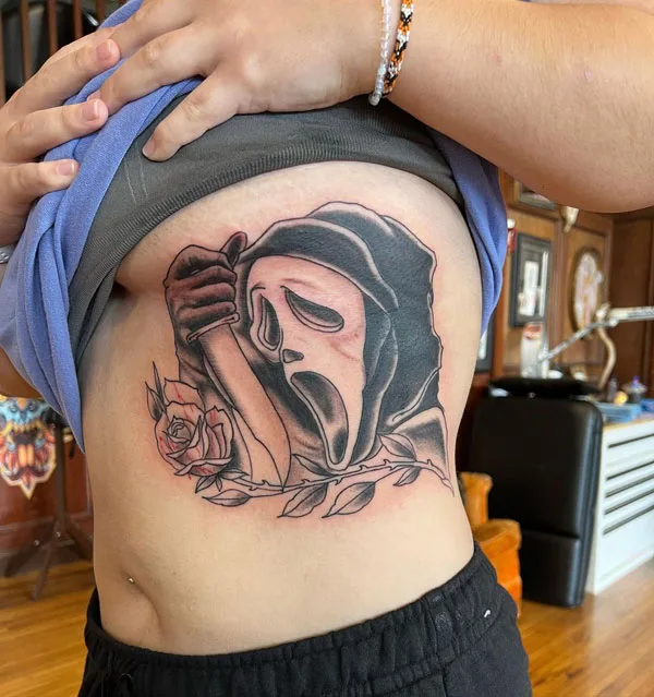 Scream tattoo 7