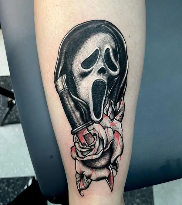 Scream tattoo 70