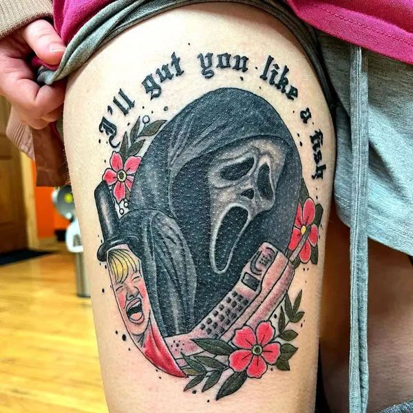 Scream tattoo 73