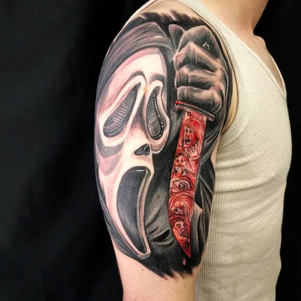 Scream tattoo 76