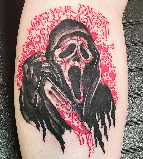 Scream tattoo 77