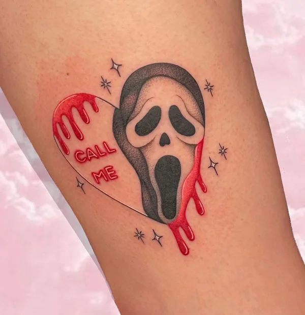 Scream tattoo 86