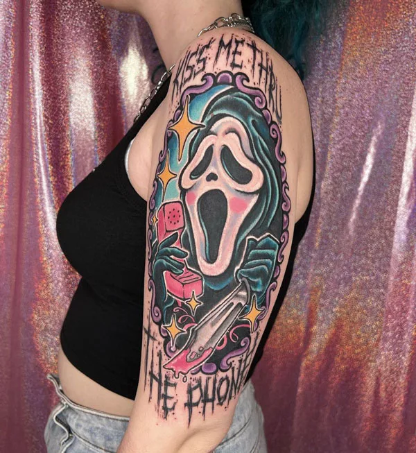 Scream tattoo 90
