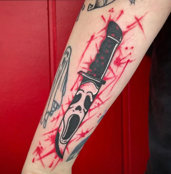 Scream tattoo 91