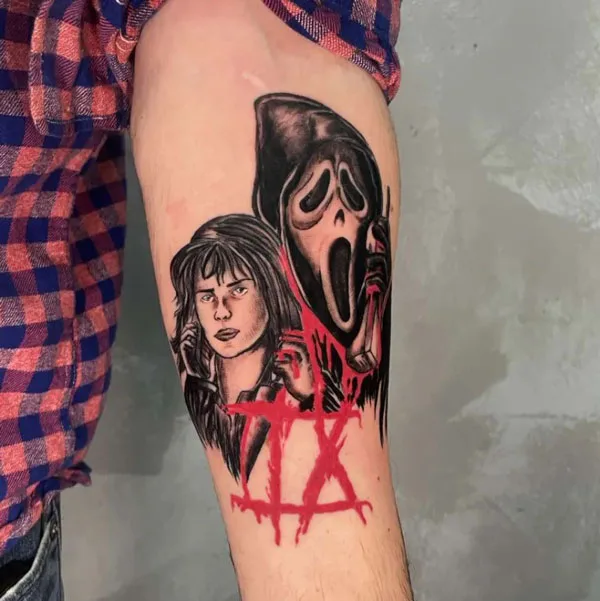 Scream tattoo 93