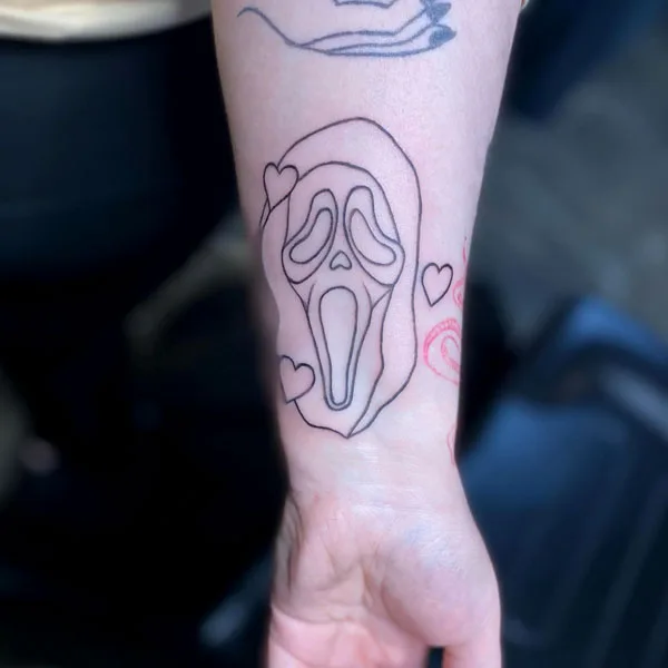 Scream tattoo 99