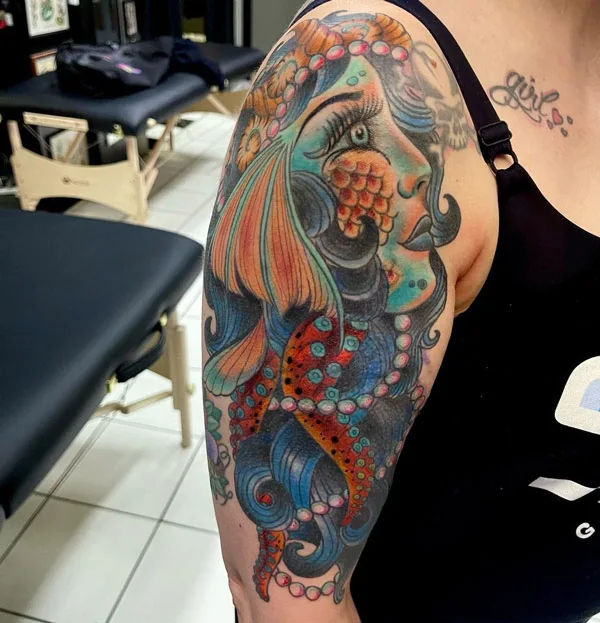 Sea Witch Tattoo 2