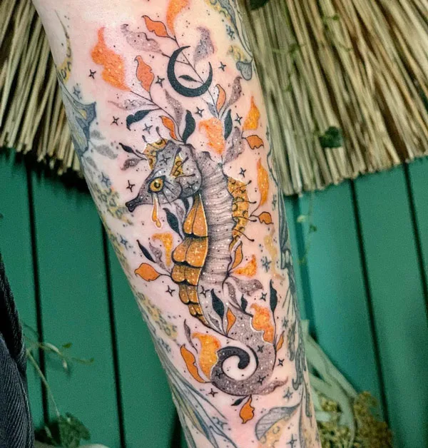 Seahorse tattoo meaning