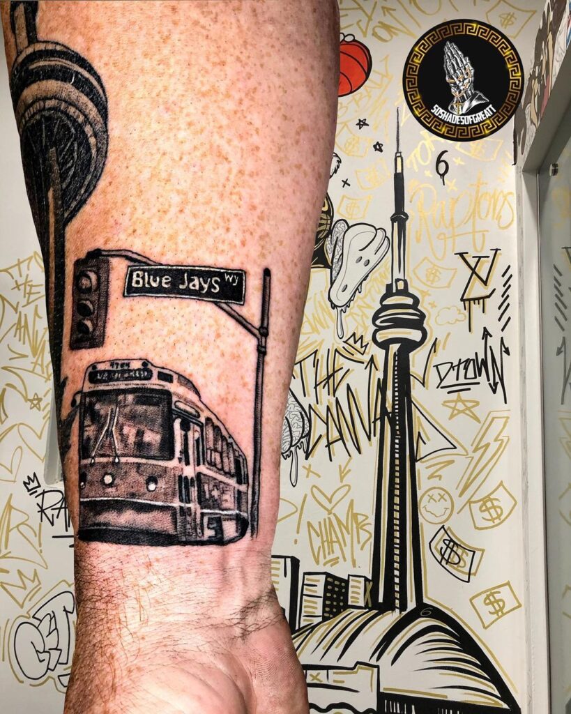 Shaded Street Light Tattoos