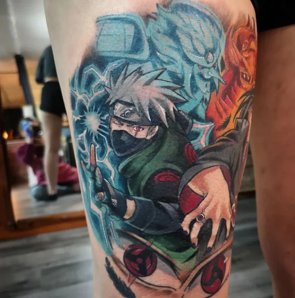 Sharingan Kakashi tattoo