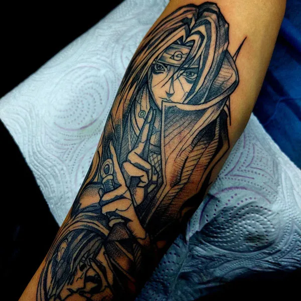 Sharingan tattoo 100