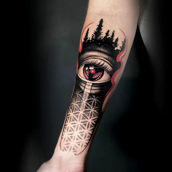 Sharingan tattoo 12